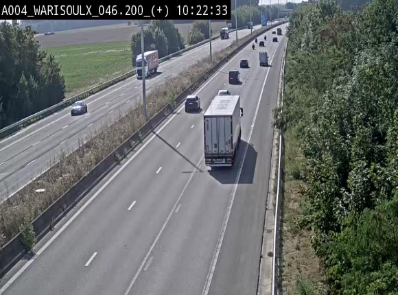Webcam autoroute Belgique - Warissoulx - E411 - BK 46.2