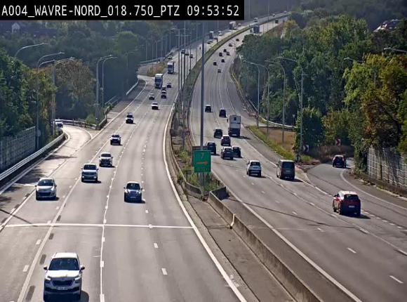 Webcam traffic E411(A4) - BK 18.7 - Bierges (Wavre Nord)
