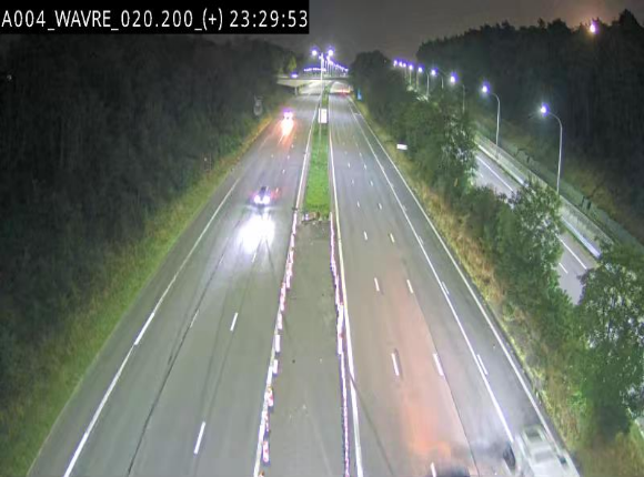 Webcam @ Wavre-sud KP 19.6, A4/E411