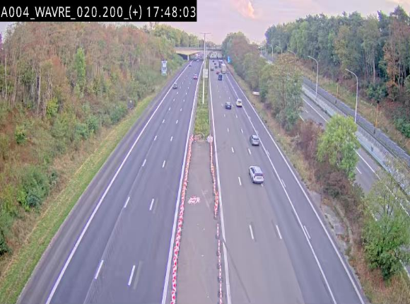 Webcam @ Wavre-sud KP 19.6, A4/E411