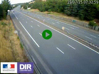 Webcam routière à Saint-Etienne-Terrenoire sur la RN88 avant la jonction entre l'A72 et le Boulevard Périphérique de Saint-Etienne