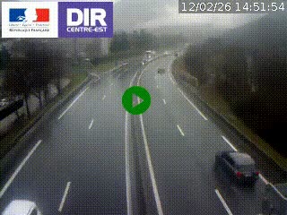 Caméra sur la Nationale 90 (N90) à La Léchère, en direction et à proximité d'Albertville