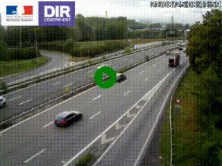 Caméra routière à hauteur de la sortie 15 Chambéry-centre au PK 4,103 en direction d'Albertville