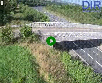 Webcam sur A84 à hauteur de Pont-Farcy, au niveau du pont autoroutier sur la Vire, au sud de Saint-Lô