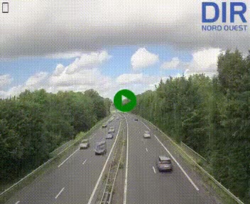 Webcam sur le périphérique de Caen (N814) à l'est de la ville, à Mondeville hauteur de la sortie 2, Presqu'île-Rives de l'Orne, au bout de l'autoroute A13