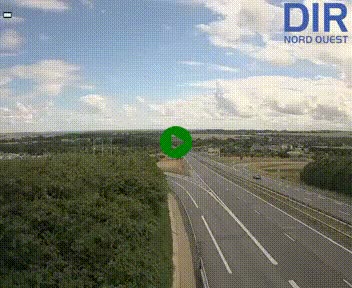 Webcam au début de l'A84 sur le périphérique Ouest de Caen (N814) à hauteur de la sortie 9, Porte de Bretagne