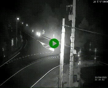 Webcam au carrefour de la croisade, à la jonction entre la N22 et la N320, avant le poste de douane franco-andorrane. Webcam à 1790 mètres d'altitude