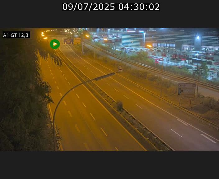 Traffic live webcam Luxembourg Senningerberg - A1 direction Allemagne - BK 12.3