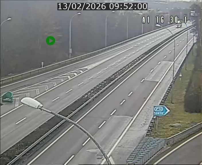 Traffic live webcam Luxembourg Grevenmacher - A1 direction Luxembourg - BK 30.1
