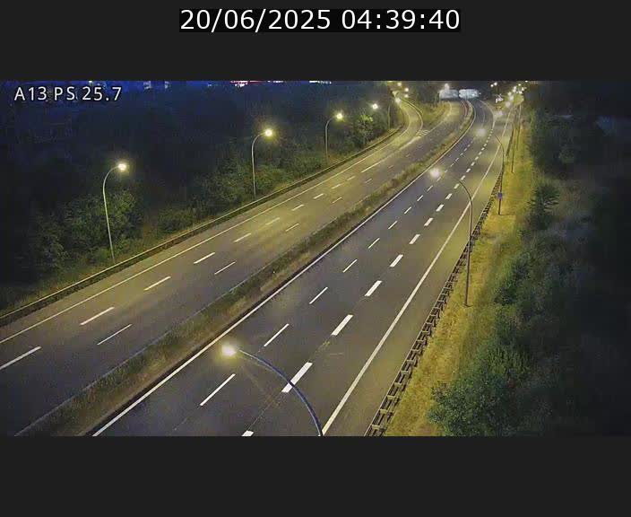 Traffic live webcam Luxembourg Frisange - A13 direction Allemagne - BK 26