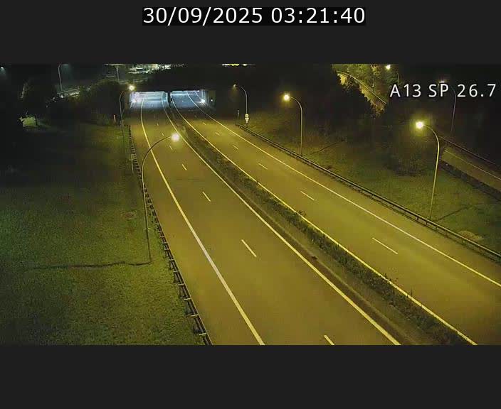 Traffic live webcam Luxembourg Frisange - A13 direction Luxembourg-ville - BK 26.7