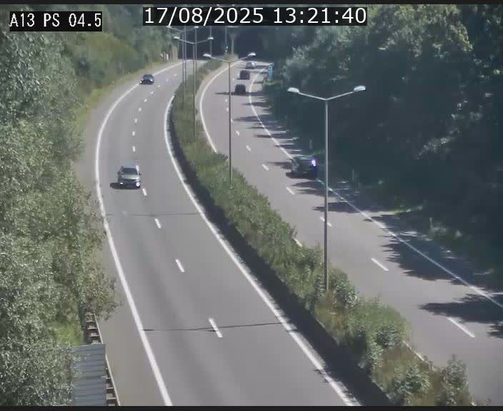 Traffic live webcam Luxembourg Differdange - A13 direction Esch-sur-Alzette - BK 4.5