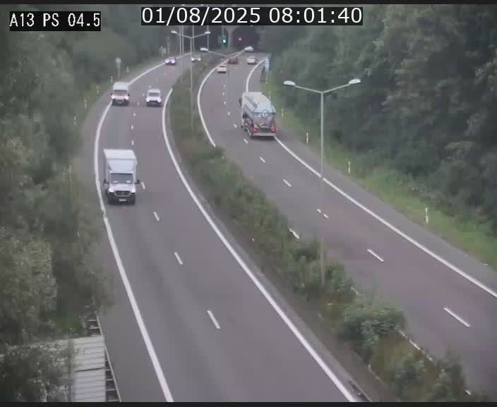 Traffic live webcam Luxembourg Differdange - A13 direction Esch-sur-Alzette - BK 4.5
