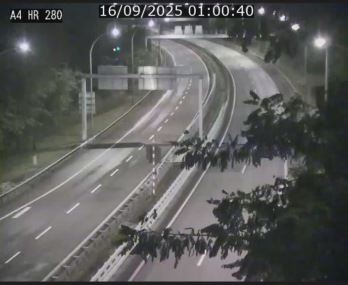 Webcam traffic A4 Luxembourg - BK 0.2 - P+R Bouillon (direction Luxembourg)