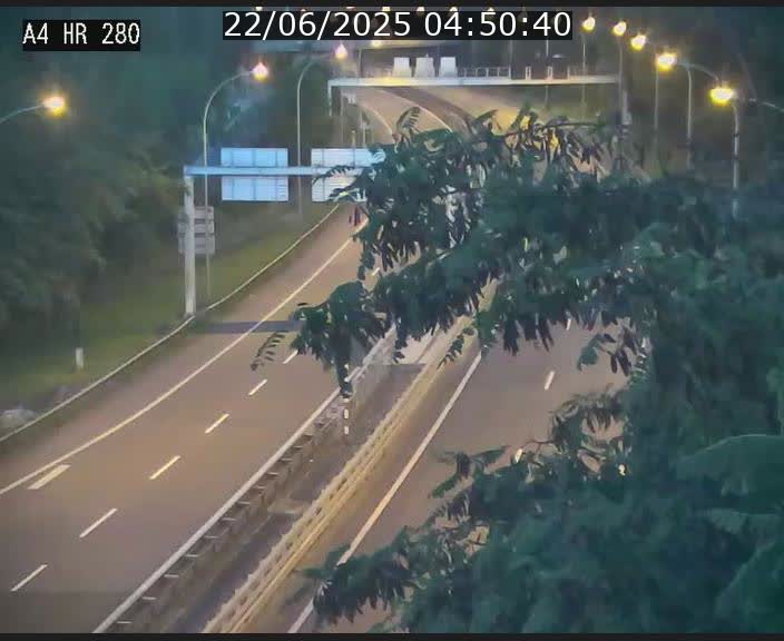 Webcam traffic A4 Luxembourg - BK 0.2 - P+R Bouillon (direction Luxembourg)