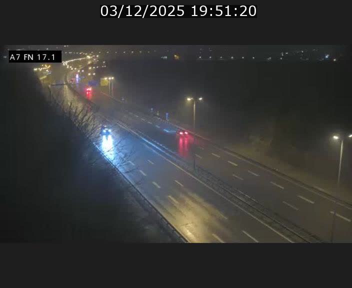 Caméra trafic Luxembourg - A7, Merscherbierg direction Mersch