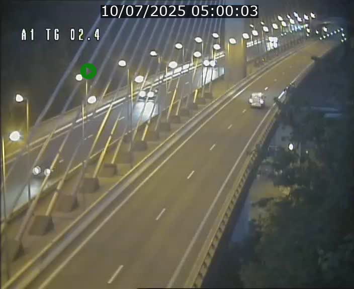 Traffic live webcam Luxembourg Sandweiler - A1 direction Luxembourg-ville - BK 2.4