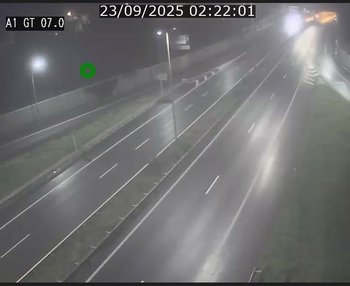 Traffic live webcam Luxembourg Cents - A1 direction Kirchberg - BK 7
