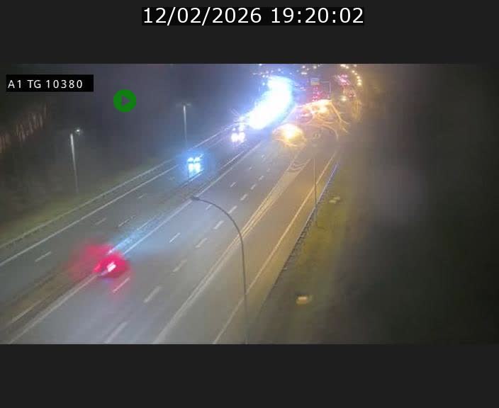 Traffic live webcam Luxembourg Senningerberg - A1 direction Luxembourg Kirchberg - BK 10.3