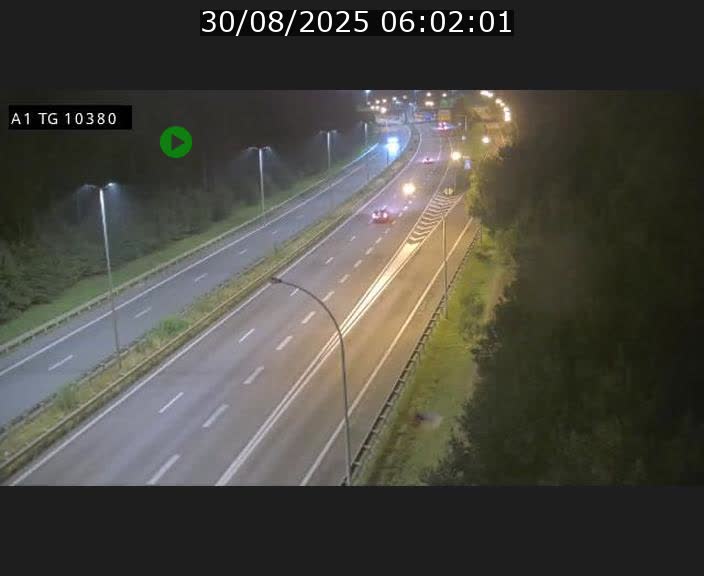 Traffic live webcam Luxembourg Senningerberg - A1 direction Luxembourg Kirchberg - BK 10.3