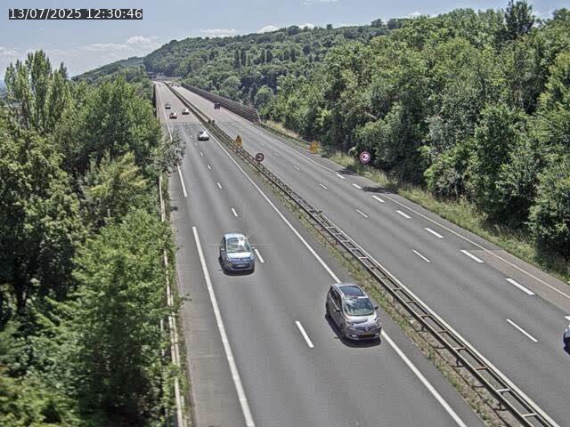 Caméra autoroute France - A30, Hayange direction Metz