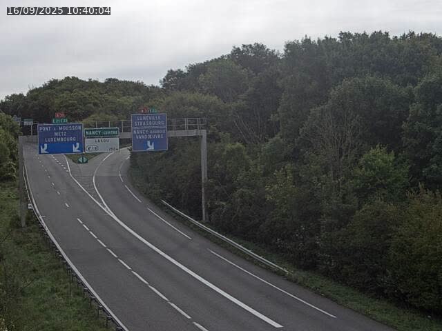 Caméra autoroute France - Biffurcation A31/A33, Laxou direction Nancy