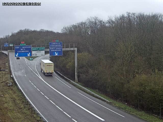 Caméra autoroute France - Biffurcation A31/A33, Laxou direction Nancy