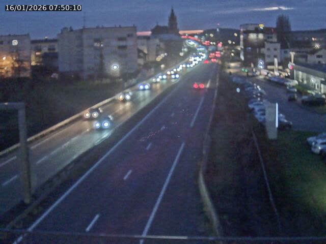 Caméra autoroute France - A31, Thionville direction Metz