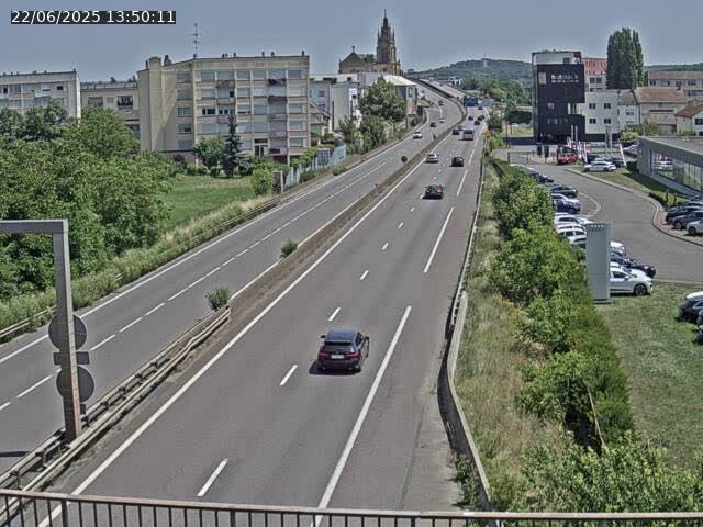 Caméra autoroute France - A31, Thionville direction Metz