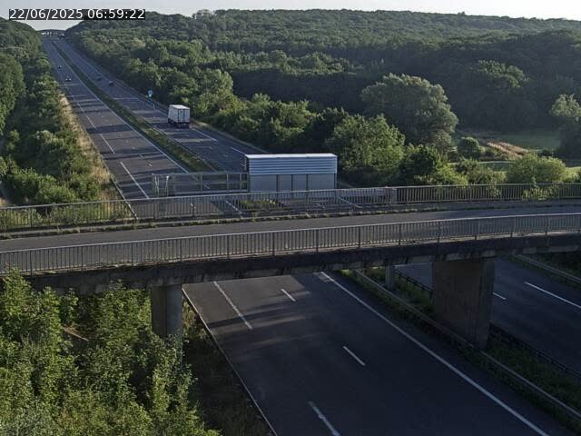Caméra autoroute France - A31, Zoufftgen direction Luxembourg-ville, à la frontière entre la France et le Luxembourg