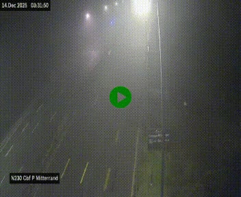 Webcam sur le périphérique de Bordeaux à l'est de la ville. Caméra située sur le Pont Mitterand sur la N230