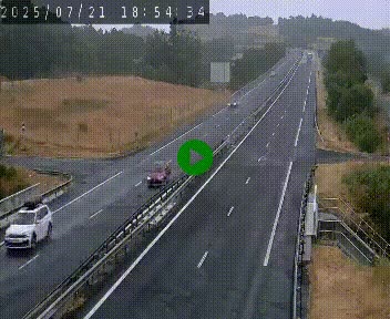 Caméra autoroutière France - A75, Coren, en direction de Montpellier