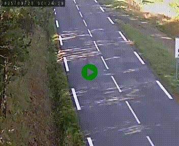 Caméra routière France - N102, au niveau du col de Montmirat à Saint-Etienne-du-Valdonnez à 1039 mètres d'altitude