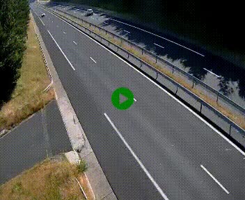 Caméra autoroute A75 à hauteur du col des Issartets en direction de Montpellier