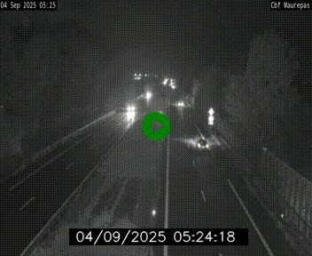 Webcam sur le périphérique de Rennes (N136) à hauteur de Maurepas, au nord de la ville