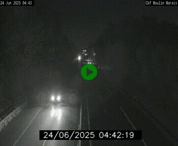 Webcam sur le périphérique de Nantes (N844) entre la Porte de Saint-Luce et la Porte d'Anjou, à l'est de la ville