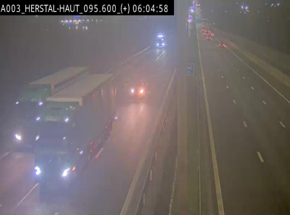 Webcam autoroute Belgique - Herstal - E40 direction Aix-la-Chapelle - BK 97