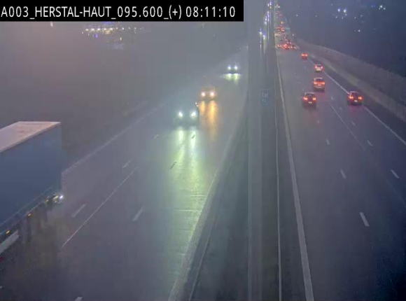 Webcam autoroute Belgique - Herstal - E40 direction Aix-la-Chapelle - BK 97