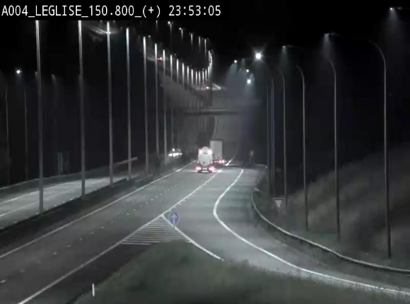 Caméra autoroute Belgique - Côte de Léglise, E411(A4) direction Luxembourg
