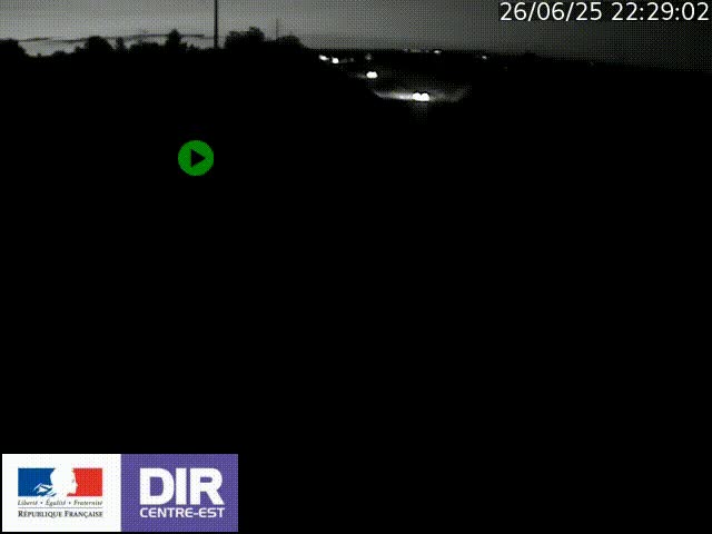 Webcam sur le contournement de Valence, sur la Nationale 7, à la jonction avec la N532, caméra orientée vers Grenoble