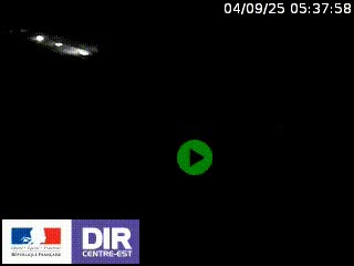 Webcam au niveau du col de Bois Clair à hauteur de Cluny sur la N79. Vue orientée vers Mâcon