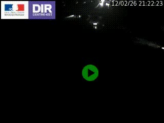 Webcam traffic à Grenoble-sud sur l'autoroute A480. Vue orientée vers l'entrée et la sortie de Grenoble