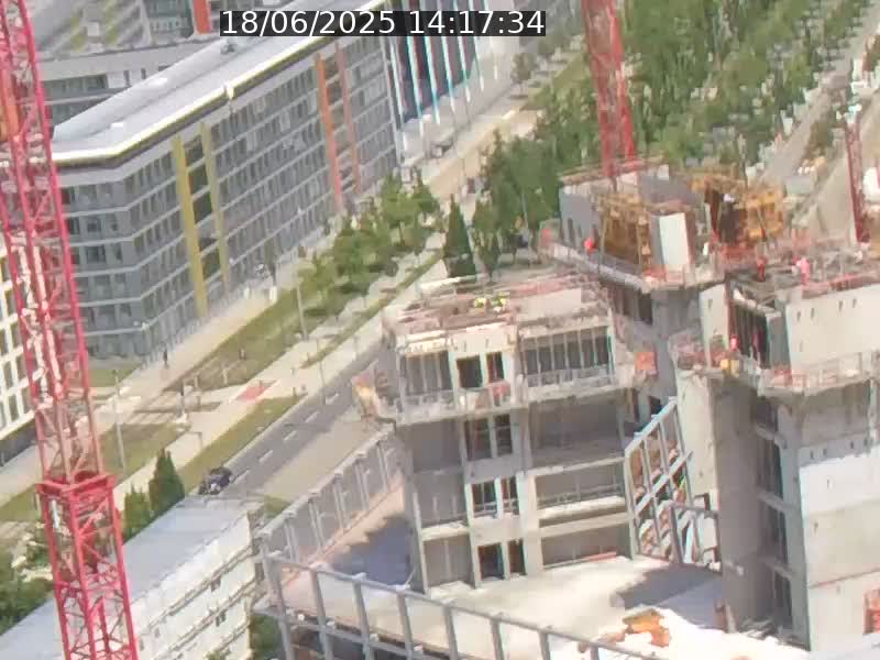 Webcam sur l'avenue John Fitzgerald Kennedy (N51) avec vue orientée vers le Findel