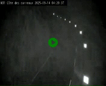 Webcam en haut de la Côte des Carreaux sur la N31 à Avesnes-en-Bray. Vue orientée vers Rouen