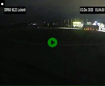 Webcam en périphérie de Chartres sur la N123, à hauteur de Luisant. Vue orientée vers Chartres