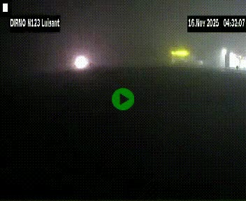 Webcam en périphérie de Chartres sur la N123, à hauteur de Luisant. Vue orientée vers Chartres