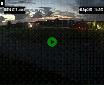 Webcam en périphérie de Chartres sur la N123, à hauteur de Luisant. Vue orientée vers Chartres