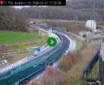 Webcam à hauteur du Leclerc Normanville sur la N154. Vue orientée vers Rouen