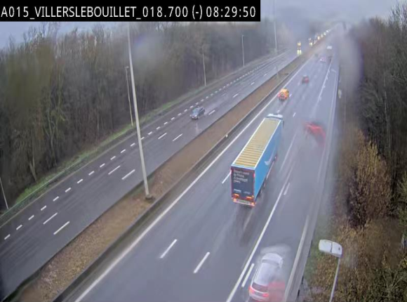 Webcam autoroute Belgique - Villers-le-Bouillet - E42 direction Liège - BK 18.7