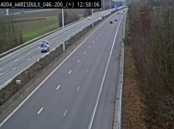 Webcam autoroute Belgique - Warissoulx - E411 - BK 46.2